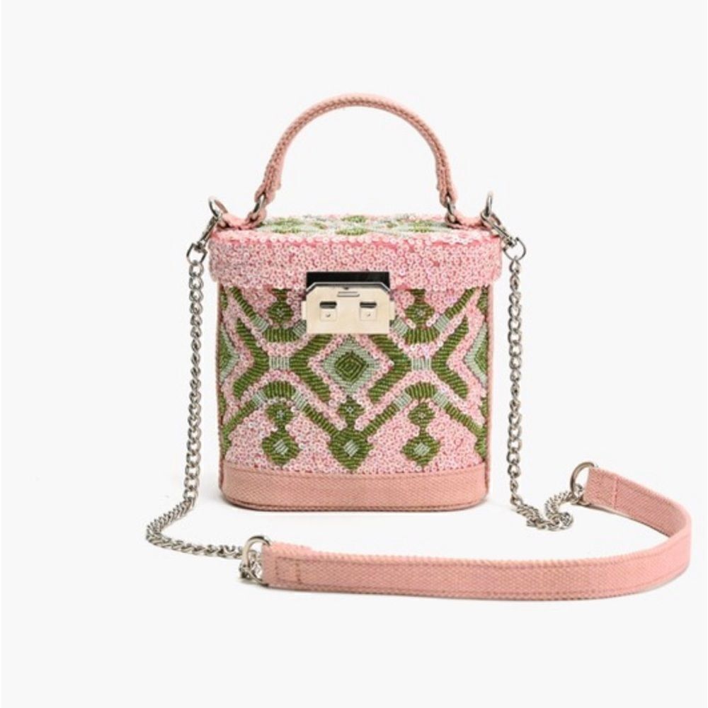 804. Handmade Beaded Mini Bag